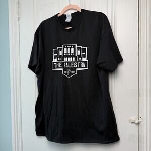 UPenn Palestra T-Shirt Womens XL Black Short Sleeve Crewneck 100% Cotton